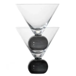 Spice glass 2 stk 24 cl svart