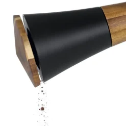 Spin krydderkvern H 18,5 cm brun/svart