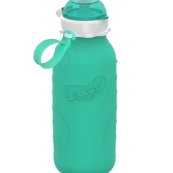 Sport drikkeflaske/klemmepose 473ml aqua blue