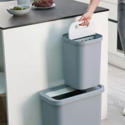 Søppelspann D47 B25 H74,5 cm blå