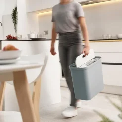 Søppelspann 23,5x38,5 cm blå