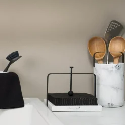 Spring redskapsholder hvit/svart