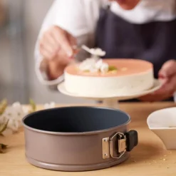 Springform 26 cm stål latte