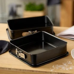 Springform rektangulær 28x20x6 cm rustfritt stål