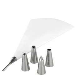 Sprøytesett med 1 pose og 5 tipper