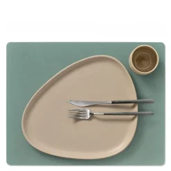 Square Cloud spisebrikke tosidig antrasitt/pastellgrønn