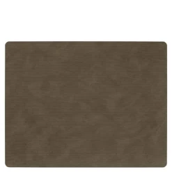 Square Corduroy spisebrikke 35x45 cm caviar