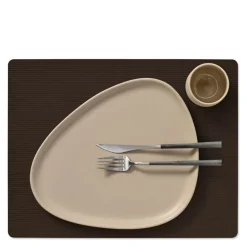 Square Corduroy spisebrikke 35x45 cm hazel