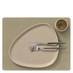 Square Corduroy spisebrikke 35x45 cm herbal dust