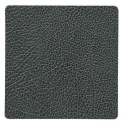 Square Hippo glassbrikke 10x10 cm svart-antrasitt