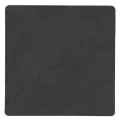 Square Nupo glassbrikke 10x10 cm svart