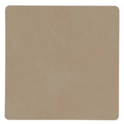 Square Nupo glassbrikke 10x10 cm clay brown