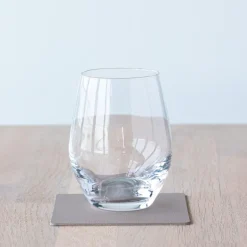 Square Nupo glassbrikke 10x10 cm clay brown