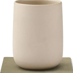 Square Nupo glassbrikke 10x10 cm herbal dust