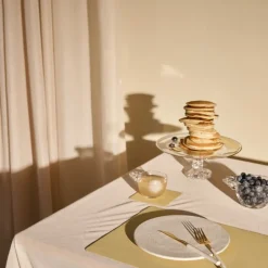 Square Nupo glassbrikke 10x10 cm lemon sorbet