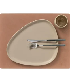 Square Nupo spisebrikke L 35x45 cm old rose