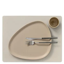 Square Nupo spisebrikke L 35x45 cm oyster white