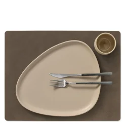 Square Nupo spisebrikke L 35x45 cm caviar