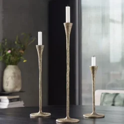 Stada lysestake antikk 52,5 cm messing