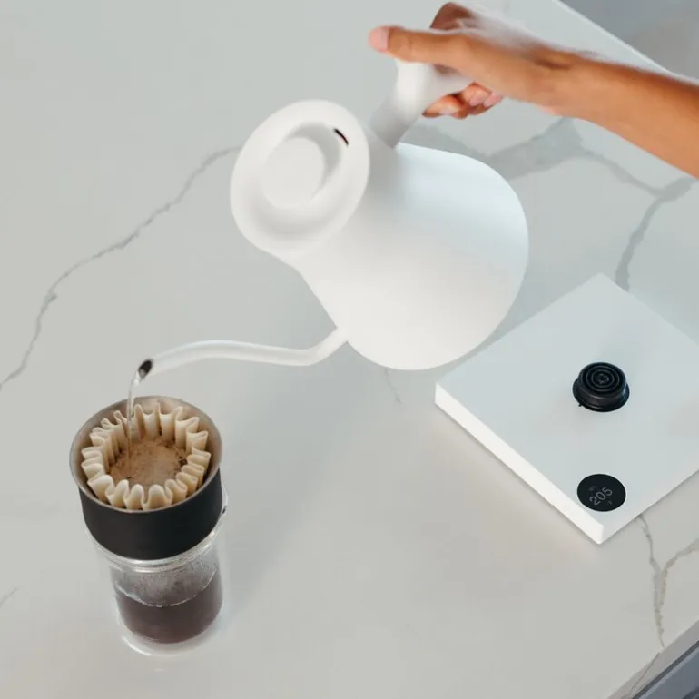 Stagg EKG Pro elektrisk vannkoker 0,9L matt hvit