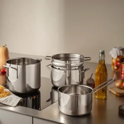 Stainless Steel grytesett 4 deler