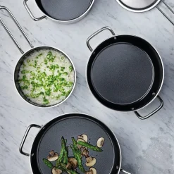 Stainless Steel kasserolle 1,8L keramisk Slip-Let® belegg