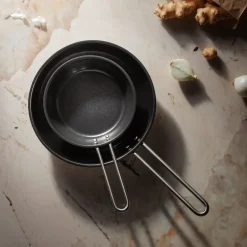 Stainless Steel stekepanne 28 cm keramisk Slip-Let® belegg