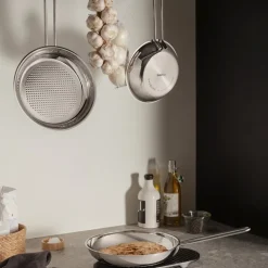 Stainless Steel stekepanne 20 cm honeycomb