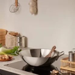 Stainless Steel wok 5L 32 cm