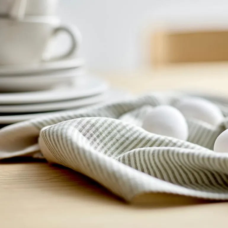 Statement Stripe kjøkkenhåndkle 50x70 cm beige