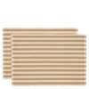 Statement Stripe spisebrikke 33x48 cm 2 stk beige
