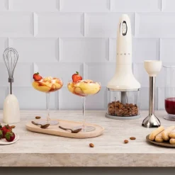 Stavmikser med tilbehør HBF03 krem