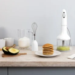 Stavmikser med tilbehør HBF03 hvit