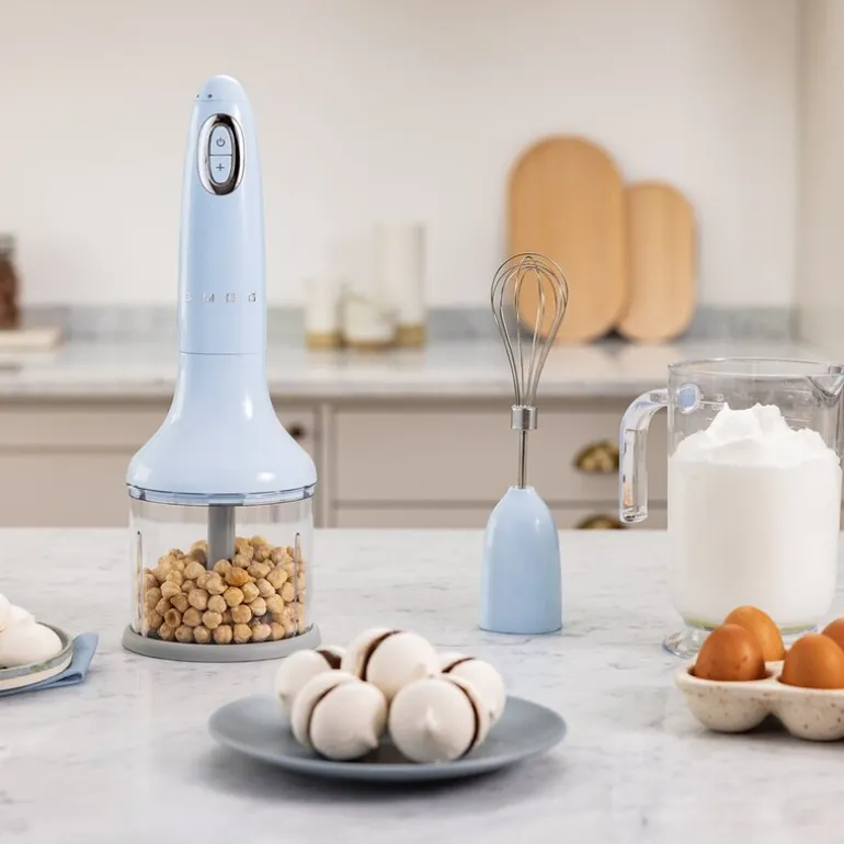 Stavmikser med tilbehør HBF03 pastellblå