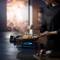 Steak Profi stekepanne 28 cm stål/Svart