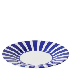 Steccato asjett bredstripet 18 cm koboltblå
