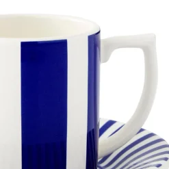 Steccato espressokopp & fat 9 cl koboltblå