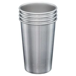 Steel Pint kopp 47 cl 4 stk børstet stål