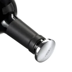 Steel selvlukkende vinprop 2 stk svart