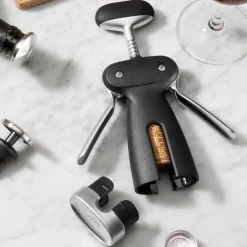 Steel vinåpner m/vinger svart