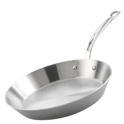 Stekepanne 30 cm rustfritt stål