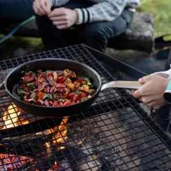 Stekepanne med ergonomisk håndtak 28 cm karbonstål