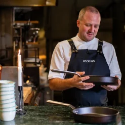 Stekepanne med ergonomisk håndtak 30 cm karbonstål