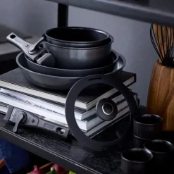 Stekepannesett avtakbart håndtak 24/28 cm aluminium/keramisk