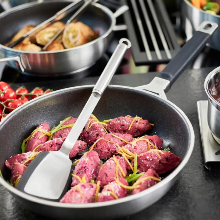 Stekespade L35,5 cm stål/svart