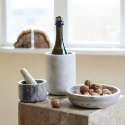 Sten skål 20 cm beige