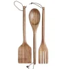 Stenfors kjøkkenredskaper 3 deler tre akasie