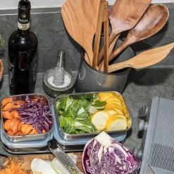 Stenfors kjøkkenredskaper 3 deler tre akasie