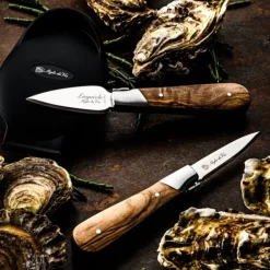 Østers/skjellkniver 2 stk olive