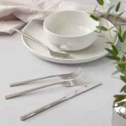 Still lunsjgaffel 18,8 cm matt/polert stål